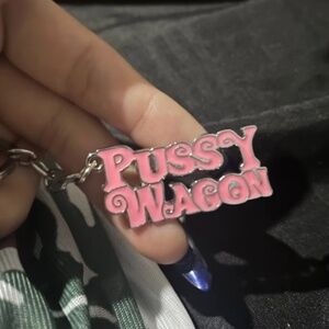 pu$$y wagon keychain/keyring glam gyaru y2k core